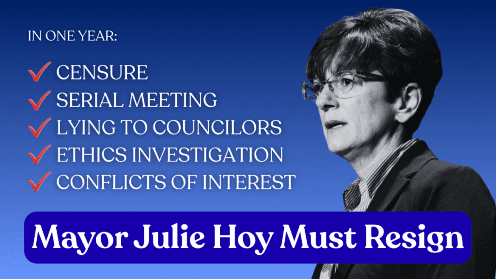 Julie Hoy must resign